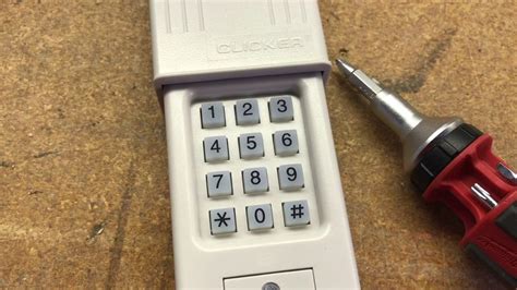 program clicker keypad garage door opener|More.